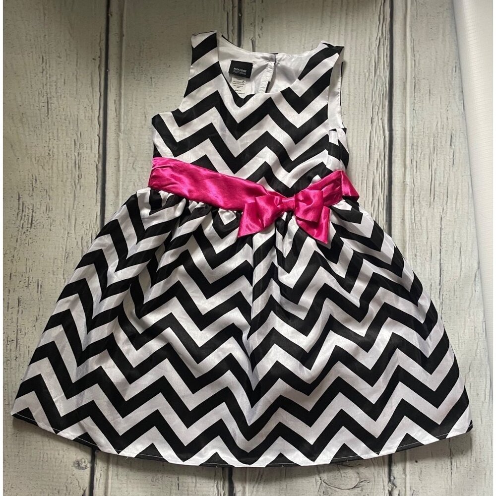 Chevron special occasion dress